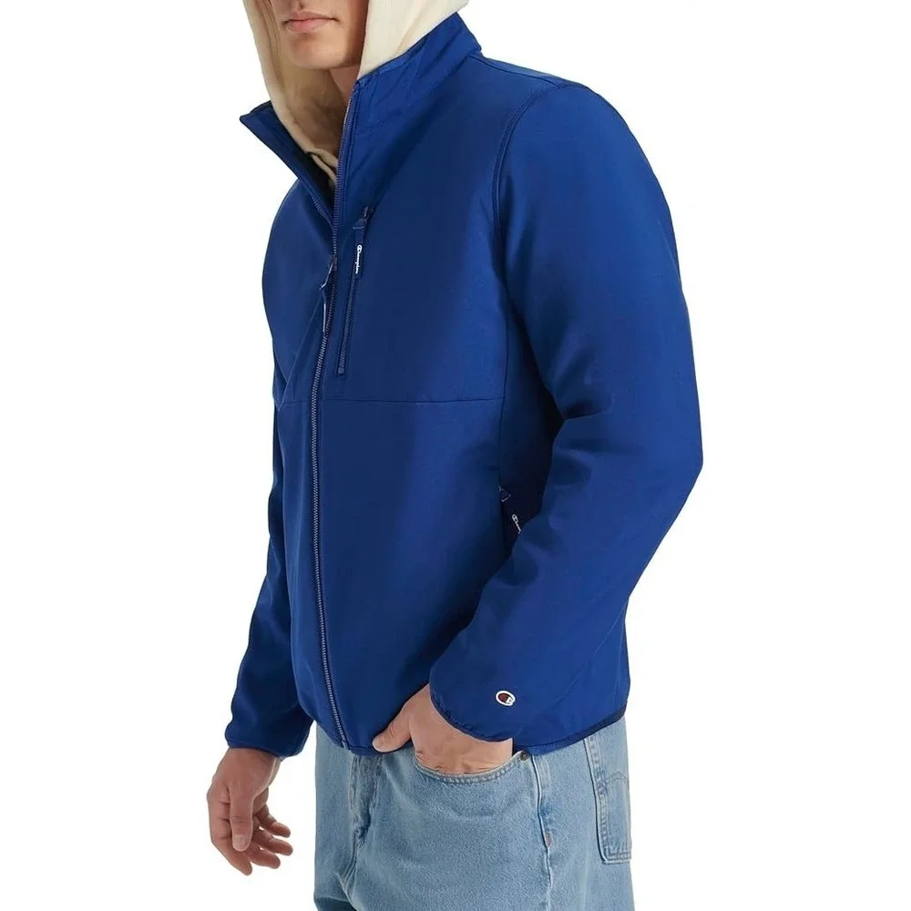Champion Men's‎ Jacket Large Blue – Lightweight Soft Shell Active Outerwear